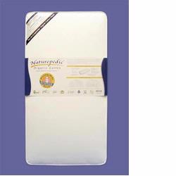 Naturepedic MC20 No-Compromise Organic Cotton Classic Baby Crib and Toddler 150 Coil Mattress