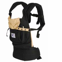 BC6CA Ergo Baby Black Baby Carrier with Camel Lining