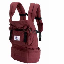 Ergo Baby BC4OCL Organic Cranberry Baby Carrier with Caramel Lining