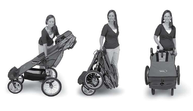 Baby Jogger How to fold the Liberty Stroller