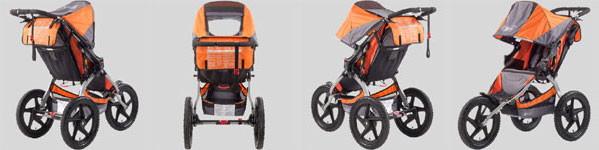 BOB ST1002, Sport Utility Stroller, Orange