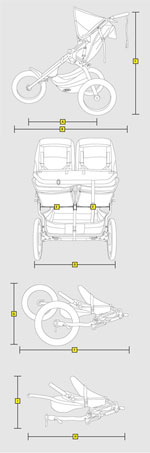 BOB Ironman Duallie Stroller