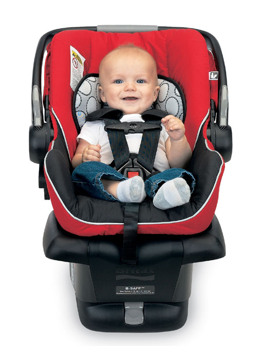 Britax B-Safe Infant Car Seat in Red