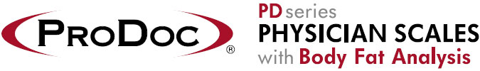 Detecto PD Series Physician Scales with Body Fat Analysis