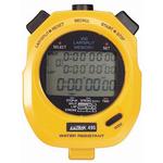Ultrak 495-Y 100 Lap Memory Stopwatch (With 3 Line Display) - Yellow