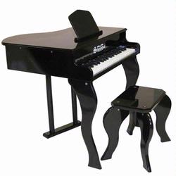 Schoenhut 372B 37 Key Elite Baby Grand Piano - Black