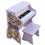 Schoenhut 9258TB 25 Key Teddy Bear Piano w/ Bench 