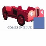 Just Kids Stuff Old Style - Race Car Toddler Bed - Blue