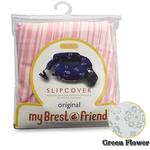 MyBrestFriend 833 Green Flower Nursing Pillow Slip Cover 