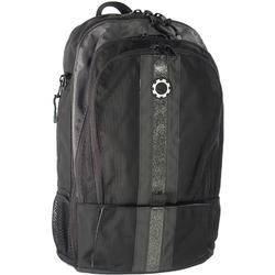 DadGear BPCSGY Backpack Style Diaper Bag - Sparkle Silver Center Stripe