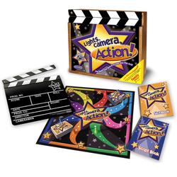 Lisa LeLeu Studios W12357 Lights, Camera, Action Game In Deluxe Wooden Box