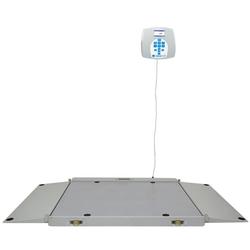 Health O Meter 2700KL Portable 43 x 42 inch Wheelchair Scale 1000 x 0.2 lb
