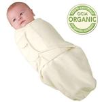 Kiddopotamus 10802KD Organic SwaddleMe® Adjustable Infant Wrap - Small 