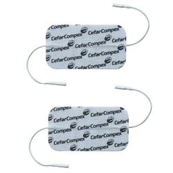 Compex 88204204 Electrode Set(2 units) - 2 in x 4 in  - Pack of 2 Sets
