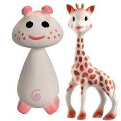 Vullie 616324-300198 Sophie Giraffe and Pink - Natural Teethers