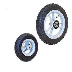 Convaid 904118, 7.5 x 2 Front, 12.5 x 2.5 Rear Pneumatic Knobby Tires (4 Wheel Package)
