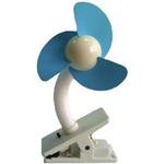 DreamBaby Stroller Fan, White/Blue