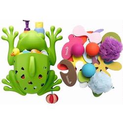 boon FROG POD Bath Toy Scoop Drain and Storage