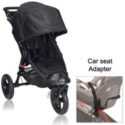 Baby Jogger BJ13210 City Elite Single in Black with Car Seat Adapter 