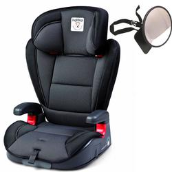 Peg Perego VIAGGIO HBB 120 Car Seat - Crystal Black w/ Back Seat Mirror