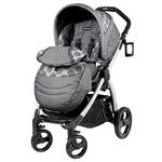 Peg Perego IPBR30NA34UT53PG53 Book Plus Stroller - Pois Grey / Charcoal Grey Dots