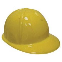 Yellow Plastic Construction Helmet