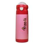 Zo-li Vacuum insulated straw drink bottle DASH - Pink