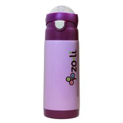 Zo-li Vacuum insulated straw drink bottle DASH - Purple