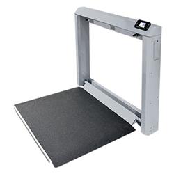 Detecto 7550 Wall-Mount Fold-Up Wheelchair Scale 1000 lb x 0.2 lb