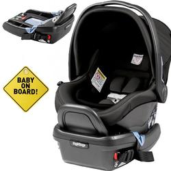 Peg Perego - Primo Viaggio 4-35 Car Seat  w/ Extra Base and Baby on Board Sign - Atmosphere