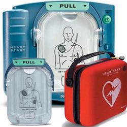 Philips M5066A-R01 (HS1) Heart Start OnSite Defibrillator with Spare Adult SMART Pads and  Standard Carrying Case 