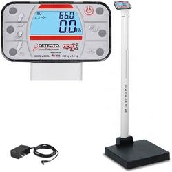 Detecto APEX-SH-AC Physician Scale With Sonar Height Rod and AC adapter Legal For Trade 600 x 0.1 lb