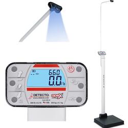 Detecto APEX-SH-LXI-AC Physician Scale With Sonar Height Rod AC adapter and Welch Allyn LXI  Legal For Trade 600 x 0.1 lb