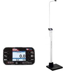 Detecto APEX Physician Scale With Mechanical Height Rod 600 x 0.2 lb 