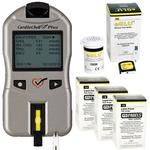 CardioCheck Plus Starter Kit Professional Blood Testing Analyzer Device With 45 Lipid+eGlu Test Strips