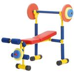 Redmon 9204 Fun and Fitness Exercise Equipment for Kids - Weight Bench Set