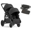 Baby Jogger City Select Lux with Second Seat Double Stroller - Granite with Bench Seat