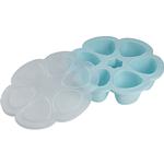 Beaba Silicone Multiportions Baby Food Tray - Sky (6 x 150ml)