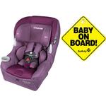 Maxi-Cosi Pria 85 Max Convertible Car Seat - Nomad Purple with Bonus Baby on Board Sign