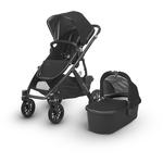 UPPAbaby 0318-VIS-US-JKE VISTA Stroller - Jake (Charcoal Black/Carbon/Leather)