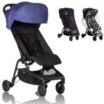 Mountain Buggy - Nano 2 Stroller -  Nautical with All Weather Cover Pack