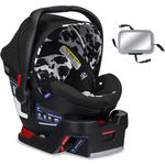 Britax B-Safe Ultra Infant Car Seat with Back Seat Mirror  - Cowmooflage