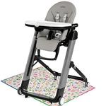 Peg Perego Siesta High Chair - Ambiance Grey with Splat Mat 