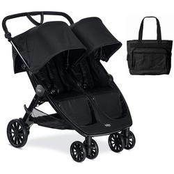 Britax B-Lively Double Stroller with Diaper Bag  - Raven