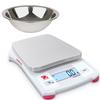 Ohaus CX-2200B Compass CX Kitchen Scale with Stainless Steel Bowl 2200 g x 1 g