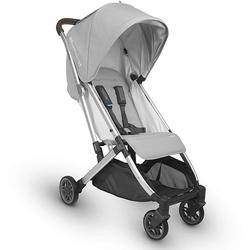 UPPABaby MINU 0818-MIN-US-DEV Lightweight Infant Baby Stroller - Devin (Light Grey Melange/Silver/Chestnut Leather)