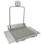 HealthOMeter 2610KG Digital Wheelchair Dual Ramp Scale with  Built-in Pelstar Wireless Technology KG Only 454 x 0.1 kg