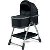 Peg Perego YPSI Bassinet - Onyx with Home Stand