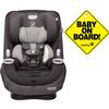 Maxi-Cosi Pria Max 3-in-1 Convertible Car Seat - Nomad Black with Baby on Board Sign