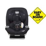 Maxi-Cosi Magellan XP 5-in-1 Convertible Car Seat - Night Black with Baby on Board Sign